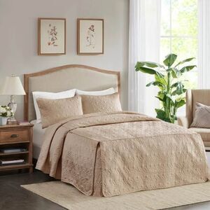 Madison Park Cal-King/King 3 Pieces Quilted Bedspread Split Corner New